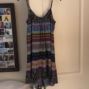 High Low Aztec dress